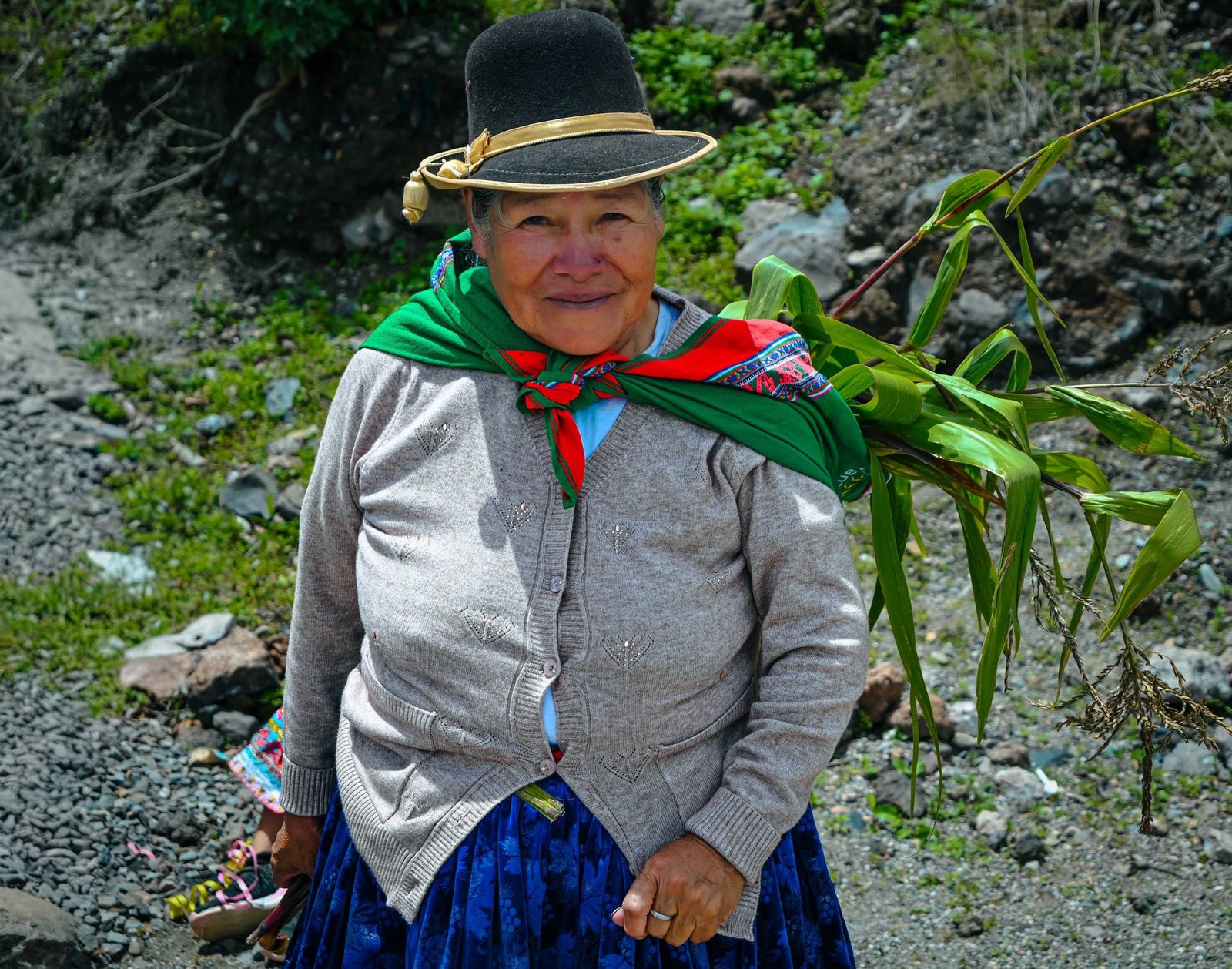 Doña Justina, agricultora de maíz y quinua